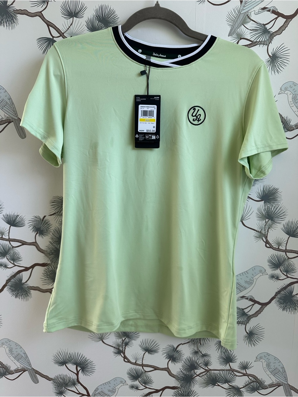 NWT Under Armour UA Drive Goin’ Under Range Golf Tee Shirt Medium Green MSRP $55